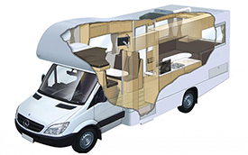 RVR Self Contained Campervan – 6 Berth